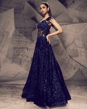 Load image into Gallery viewer, The Shimmering Blue Gown