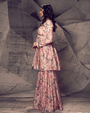 Load image into Gallery viewer, The Pink Floral Peplum Set