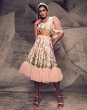 Load image into Gallery viewer, The Pink Floral Short Lehenga