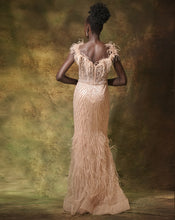 Load image into Gallery viewer, The Feathered Crystal Gown

