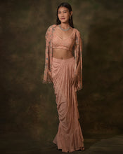Load image into Gallery viewer, The Floral Pink Dhoti Set