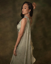 Load image into Gallery viewer, The Celadon Skirt Sari
