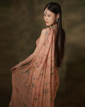 Load image into Gallery viewer, The Pink Floral Sari
