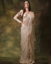 Load image into Gallery viewer, The Ivory Lucknowi Sari