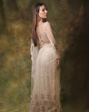 Load image into Gallery viewer, The Ivory Lucknowi Sari