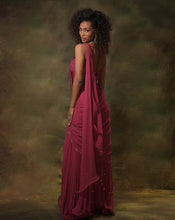 Load image into Gallery viewer, The Pink Mirror Sari
