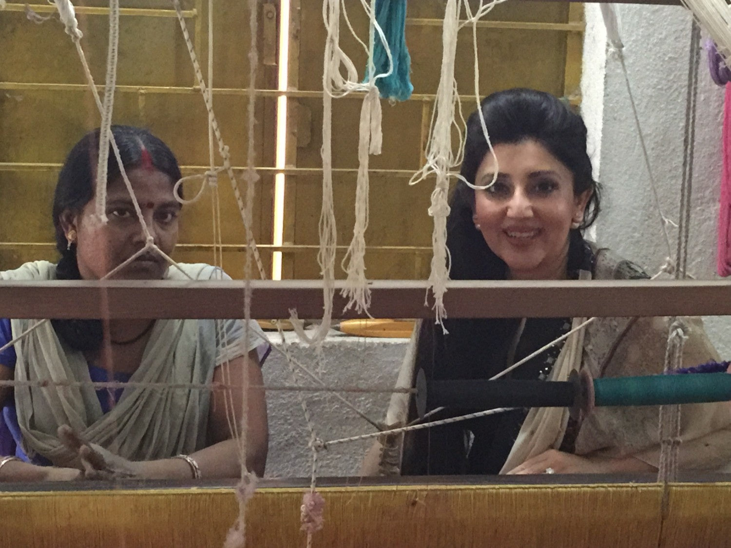 Supporting the women weavers