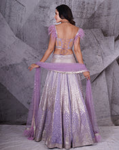 Load image into Gallery viewer, The Spree Lavender Lehenga