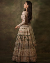 Load image into Gallery viewer, The Celadon Floral Lehenga