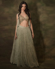 Load image into Gallery viewer, The Jacket Mirror Lehenga