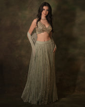 Load image into Gallery viewer, The Jacket Mirror Lehenga