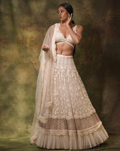 Load image into Gallery viewer, The Floral Pearl Lehenga