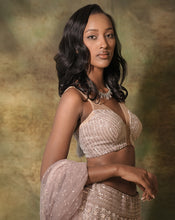 Load image into Gallery viewer, The Lilac Pearl Lehenga