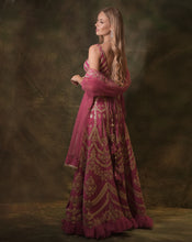 Load image into Gallery viewer, The Pink Gota Lehenga