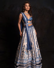 Load image into Gallery viewer, The Neel Mahal Lehenga