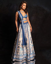 Load image into Gallery viewer, The Neel Mahal Lehenga