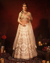 Load image into Gallery viewer, Ivory Gotta Patti Lehenga