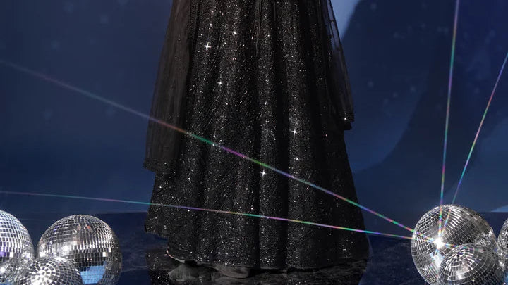 Simmering Black Lehenga