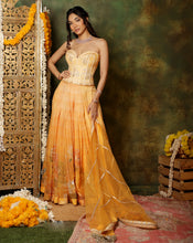 Load image into Gallery viewer, Gulmora Corset Lehenga Set
