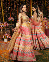 Load image into Gallery viewer, Sheesh Peacock Lehenga Set