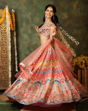 Load image into Gallery viewer, Sheesh Palace Lehenga Set