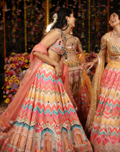 Load image into Gallery viewer, Sheesh Palace Lehenga Set