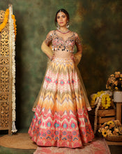 Load image into Gallery viewer, Sheesh Colourburst Lehenga Set