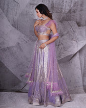 Load image into Gallery viewer, The Spree Lavender Lehenga
