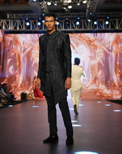Load image into Gallery viewer, MOF Embroidered Blue Sherwani