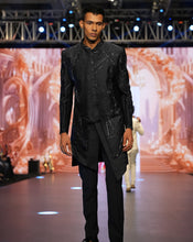 Load image into Gallery viewer, MOF Embroidered Blue Sherwani