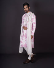 Load image into Gallery viewer, MOF Lilac tie-dye Mirror Kurta Set