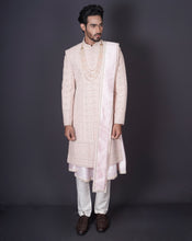 Load image into Gallery viewer, MOF Pink Embroidered Sherwani