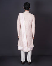 Load image into Gallery viewer, MOF Pink Embroidered Sherwani