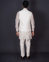 Load image into Gallery viewer, Drape Ivory Kurta Set