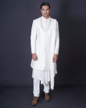 Load image into Gallery viewer, Embroidered Ivory Sherwani