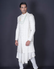 Load image into Gallery viewer, Embroidered Ivory Sherwani