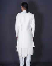 Load image into Gallery viewer, Embroidered Ivory Sherwani