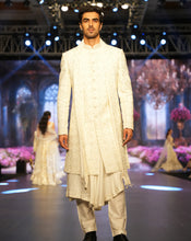 Load image into Gallery viewer, Embroidered Ivory Sherwani