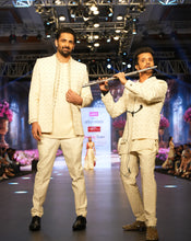 Load image into Gallery viewer, Embroidered Jacket Kurta Set