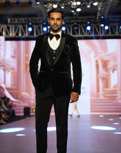 Load image into Gallery viewer, Black Velvet Tuxedo