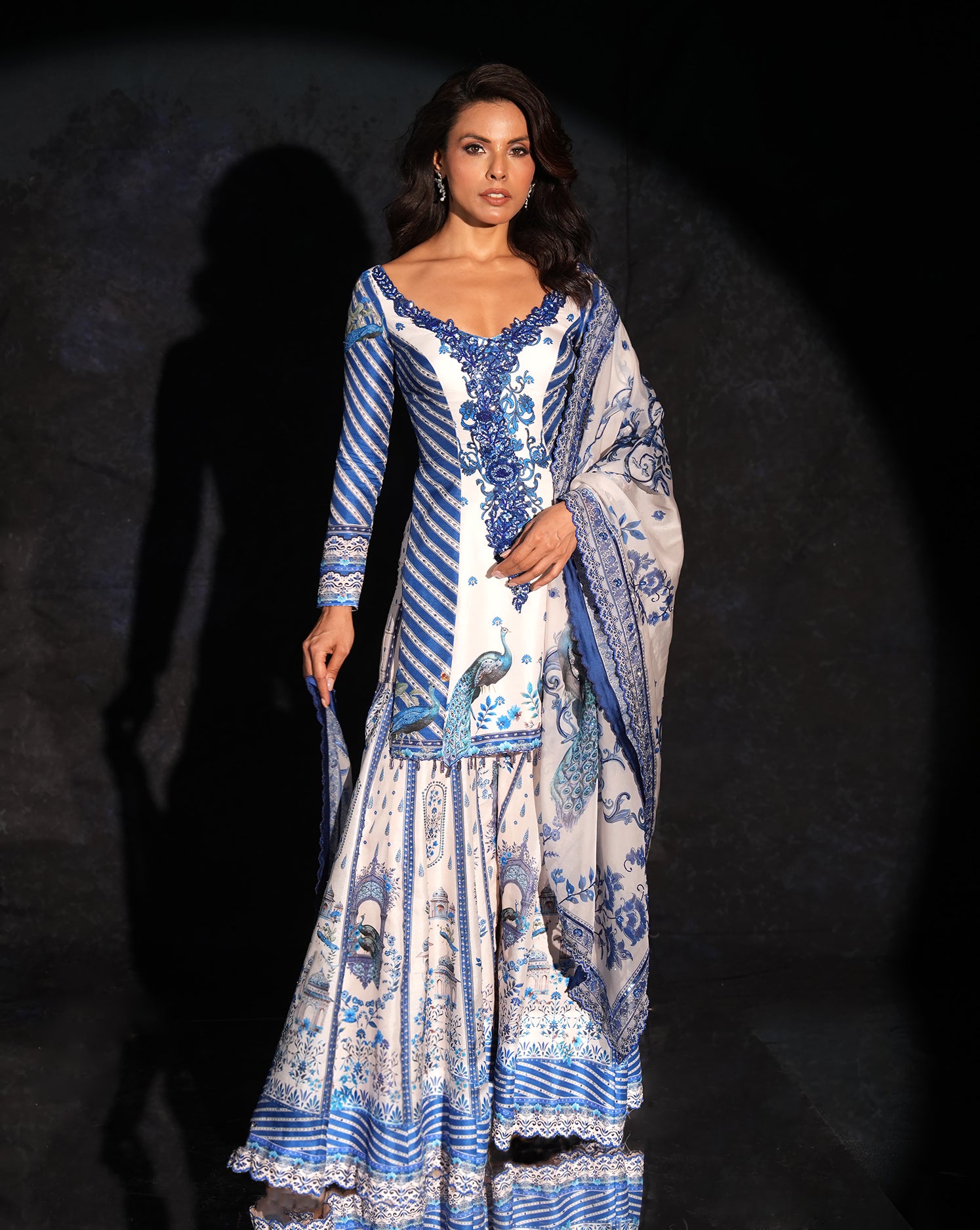 Printed Sharara Set