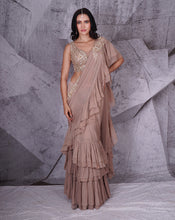 Load image into Gallery viewer, The Spree Ruffle Sari