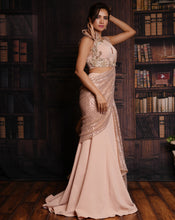 Load image into Gallery viewer, The Sequence Lehenga Sari
