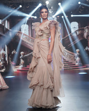 Load image into Gallery viewer, The Spree Twirl Ruffle Sari