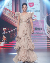 Load image into Gallery viewer, The Spree Twirl Ruffle Sari