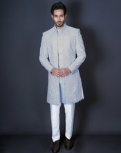 Load image into Gallery viewer, MOF Blue Jacket Bandhgala