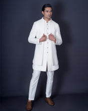 Load image into Gallery viewer, MOF Ivory Indowestern Sherwani