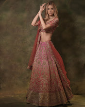 Load image into Gallery viewer, The Ombre Bridal Lehenga