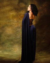 Load image into Gallery viewer, The Shimmering Blue Corset Sari