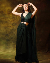 Load image into Gallery viewer, The Shimmering sharara sari